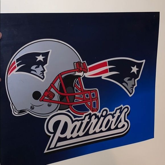 Vintage New England Patriots Poster - Picture 1 of 4
